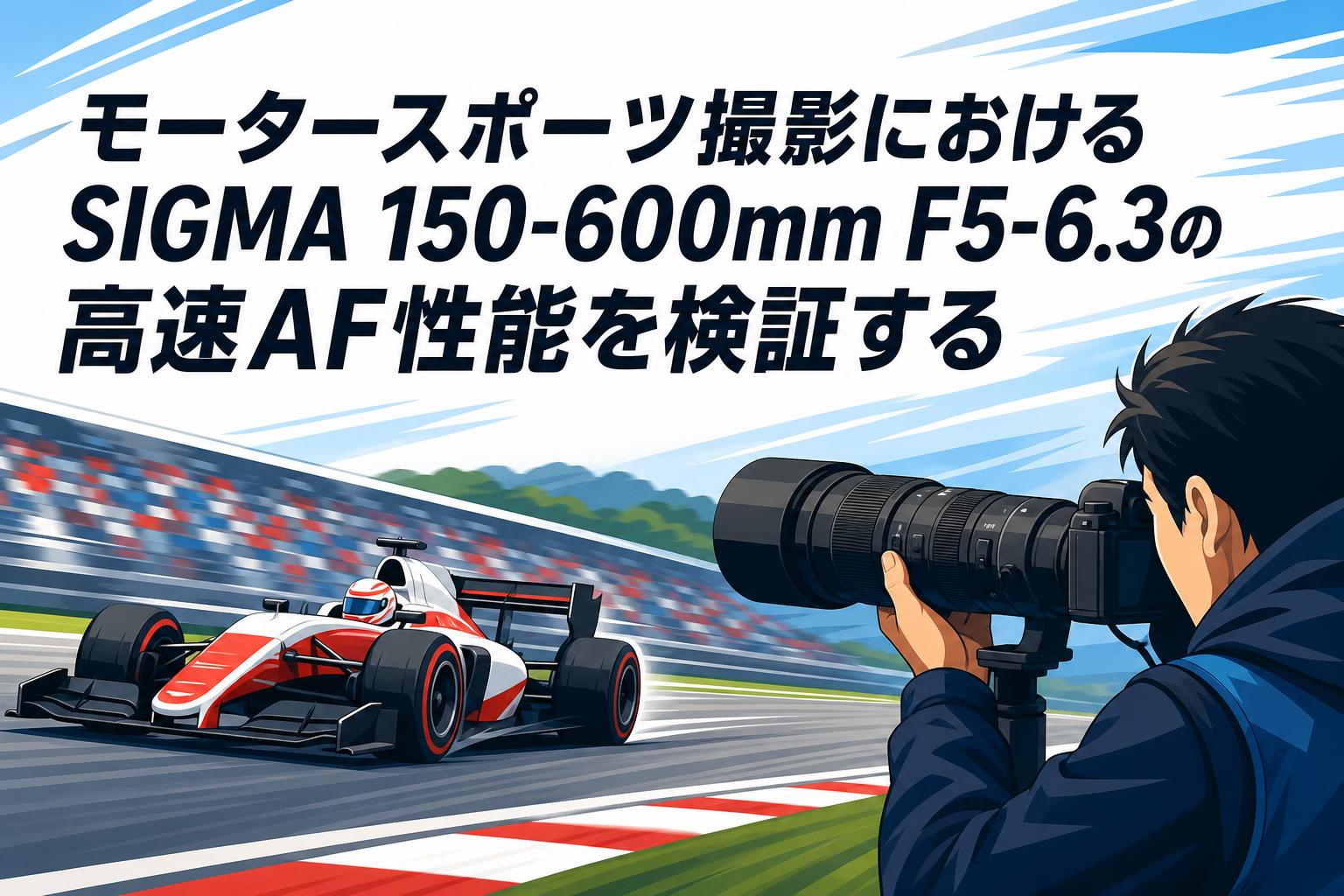 モータースポーツ撮影におけるSIGMA 150-600mm F5-6.3の高速AF性能を検証する