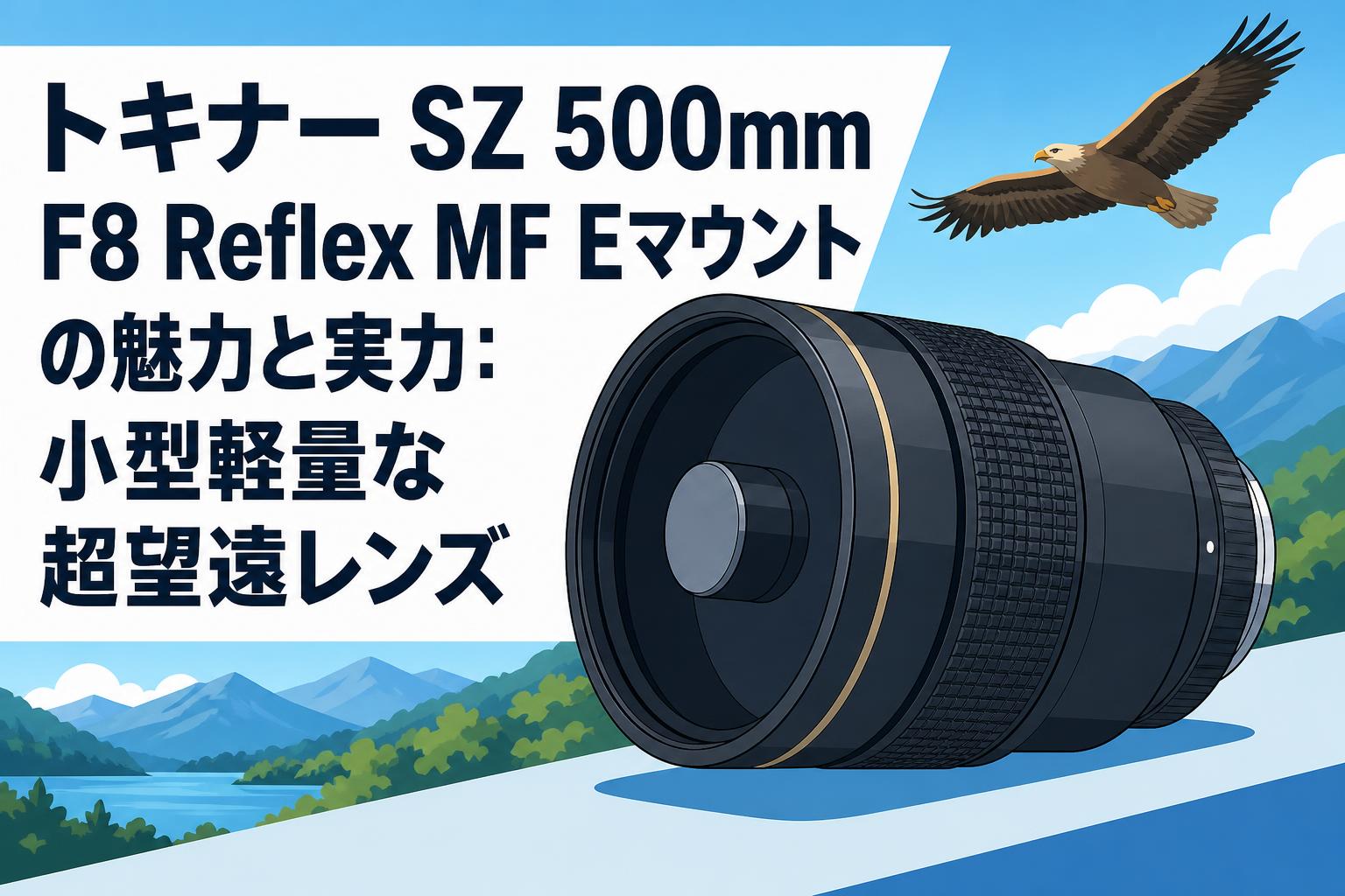 トキナー SZ 500mm F8 Reflex MF Eマウントの魅力と実力：小型軽量な超望遠レンズ
