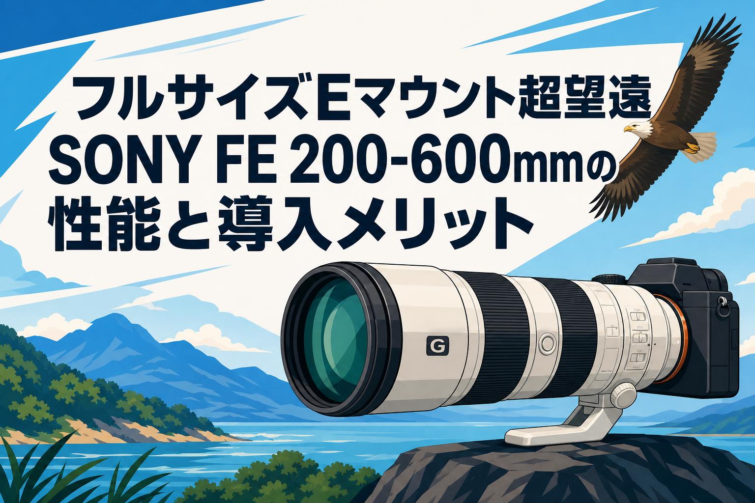 フルサイズEマウント超望遠 SONY FE 200-600mmの性能と導入メリット