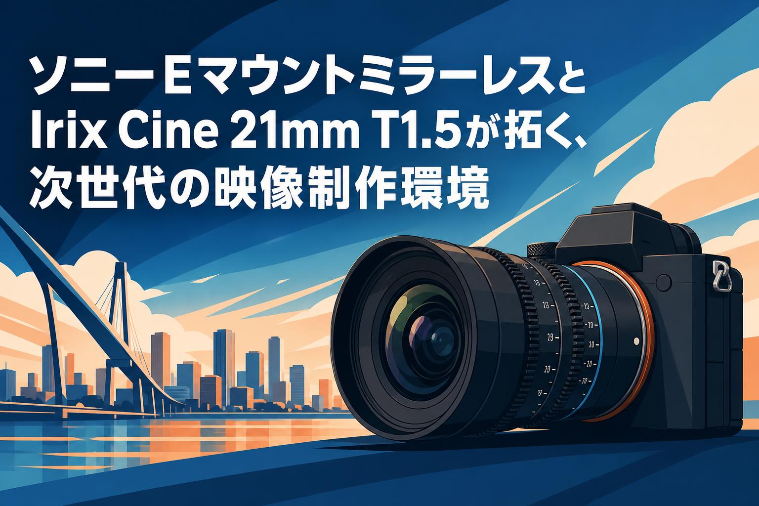 ソニーEマウントミラーレスとIrix Cine 21mm T1.5が拓く、次世代の映像制作環境