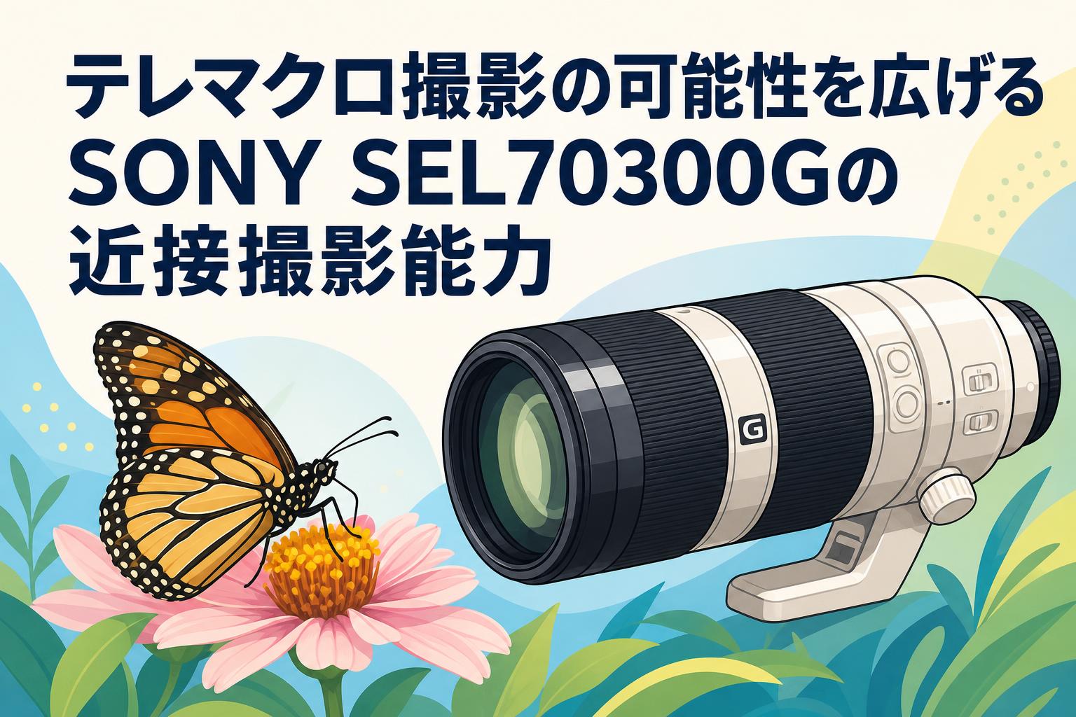 テレマクロ撮影の可能性を広げるSONY SEL70300Gの近接撮影能力