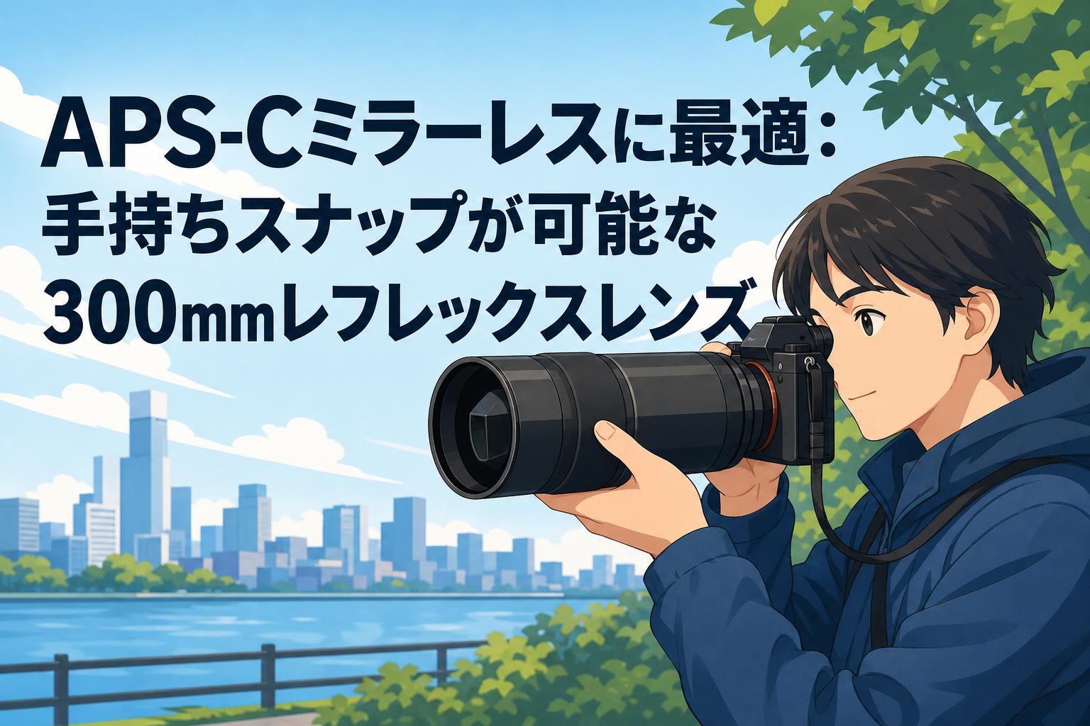 APS-Cミラーレスに最適：手持ちスナップが可能な300mmレフレックスレンズ