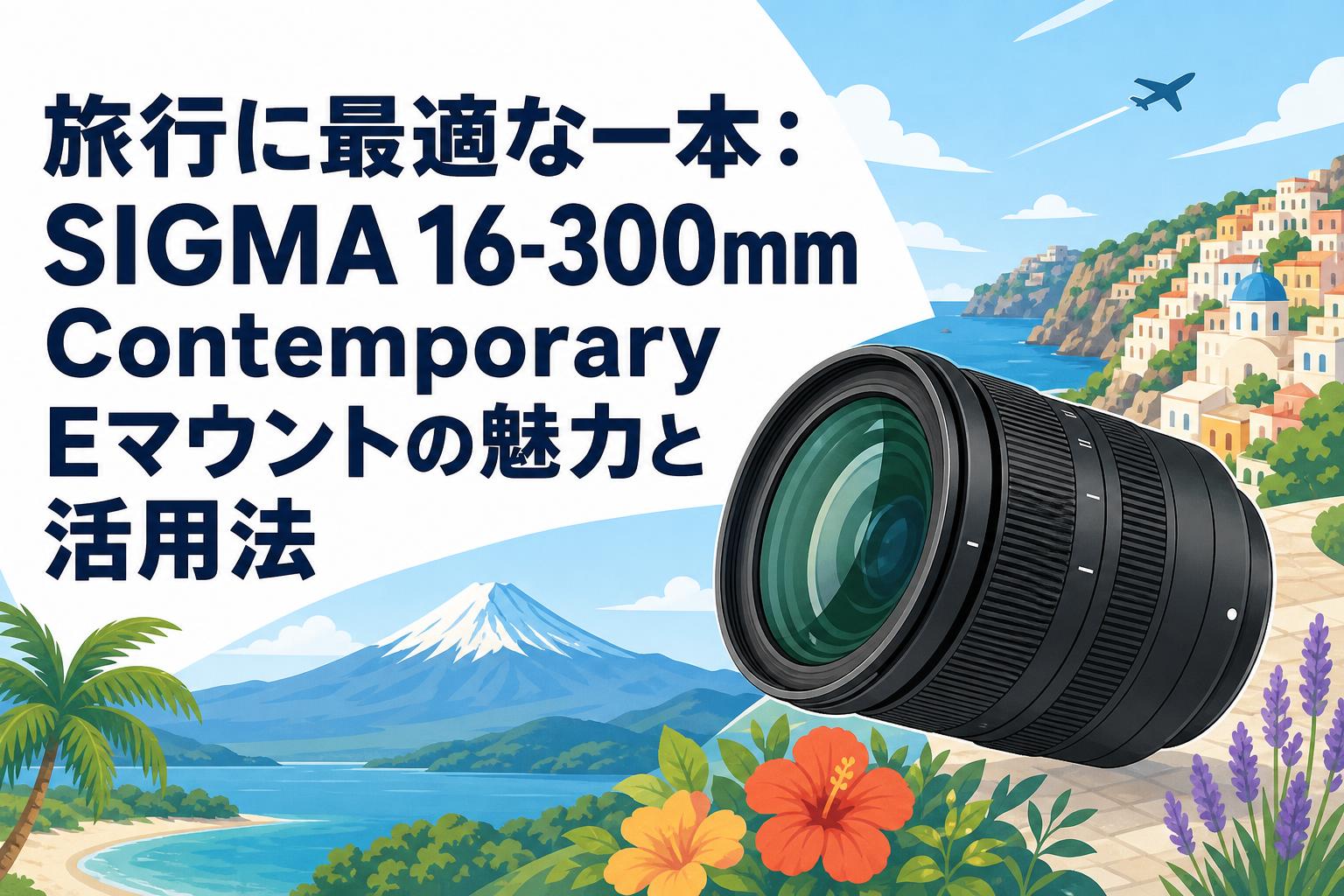 旅行に最適な一本：SIGMA 16-300mm Contemporary Eマウントの魅力と活用法