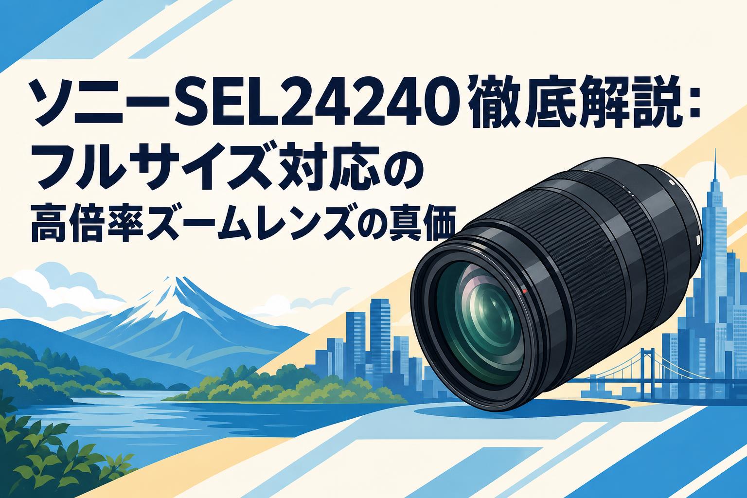 ソニーSEL24240徹底解説：フルサイズ対応の高倍率ズームレンズの真価