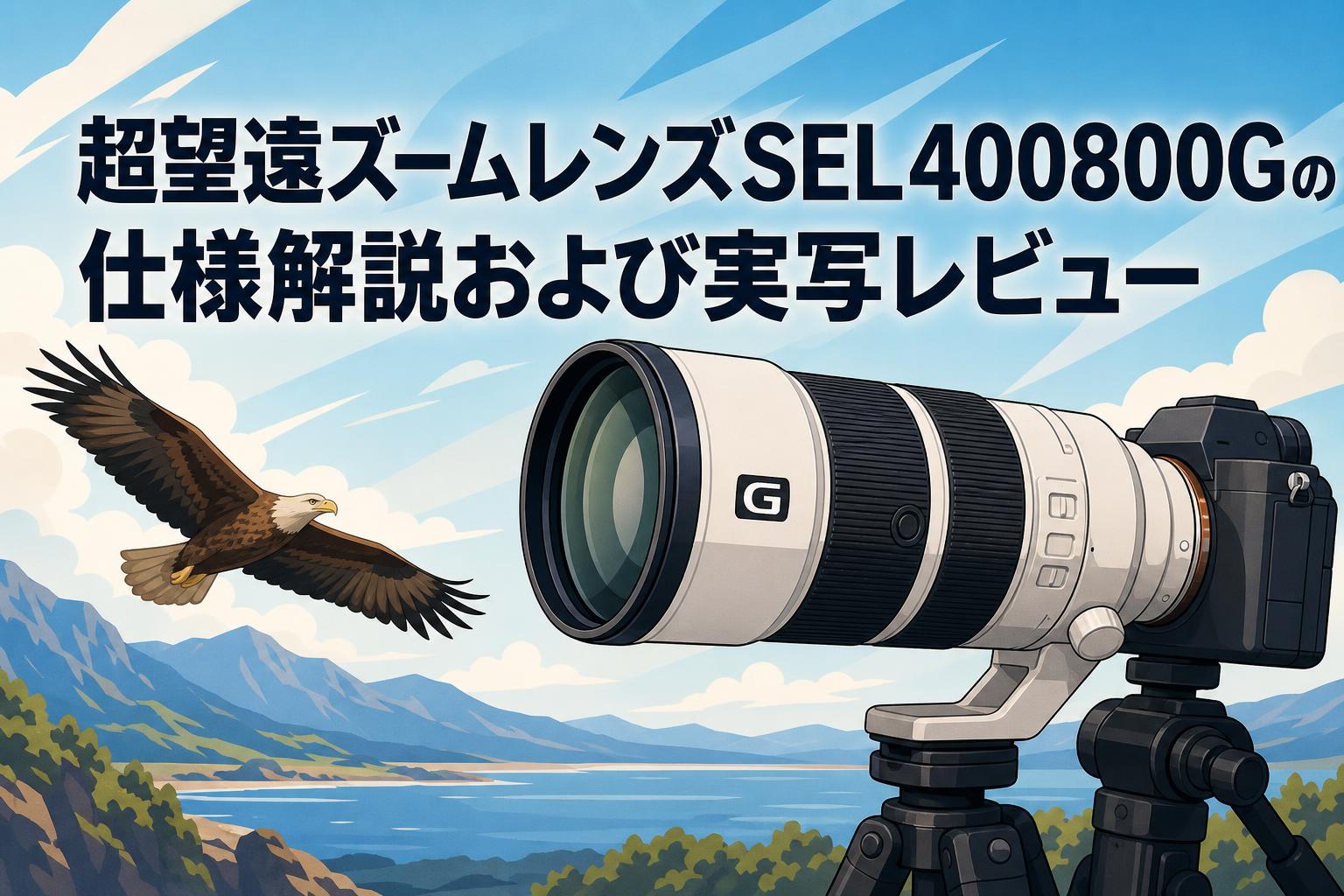 超望遠ズームレンズSEL400800Gの仕様解説および実写レビュー