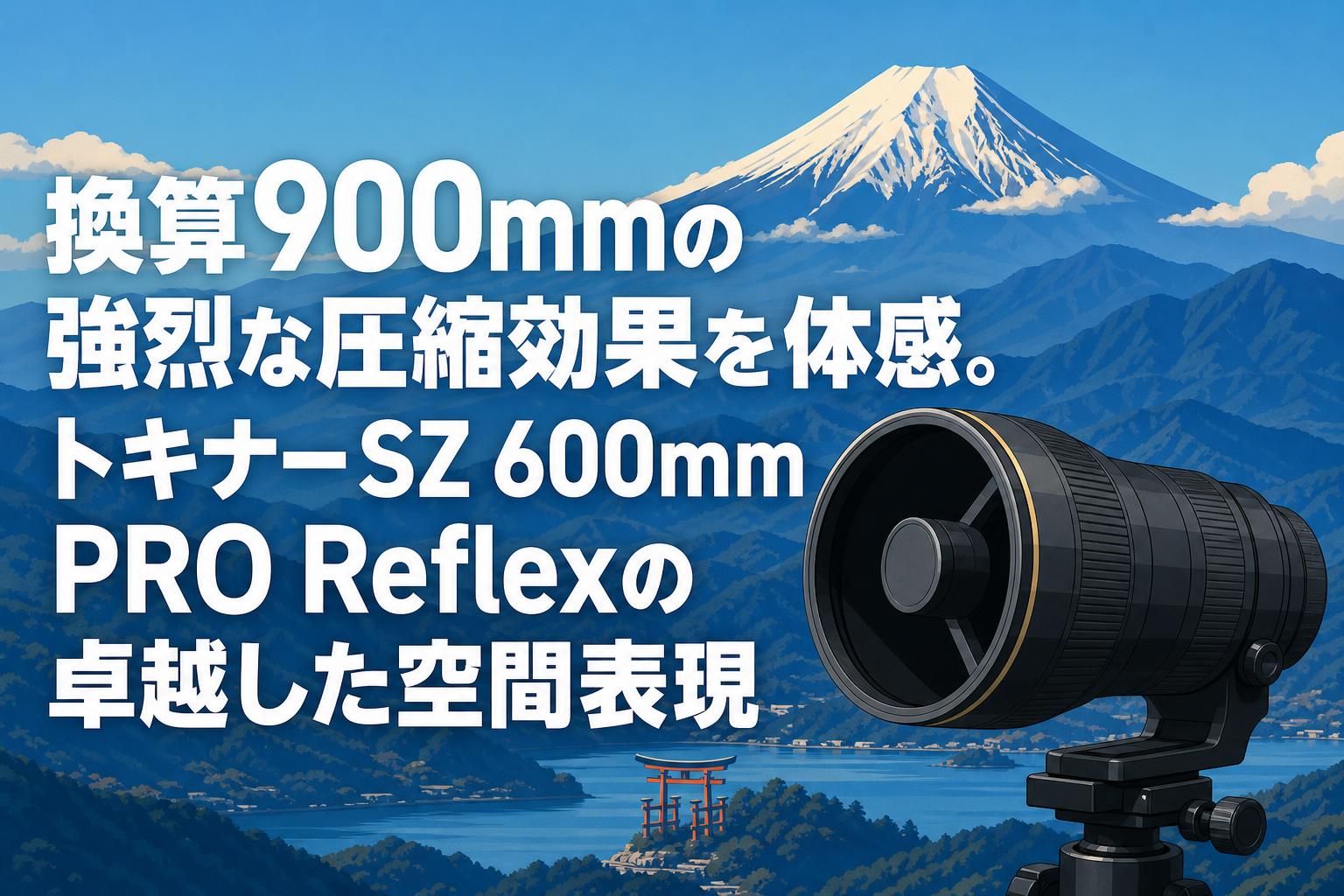 換算900mmの強烈な圧縮効果を体感。トキナー SZ 600mm PRO Reflexの卓越した空間表現