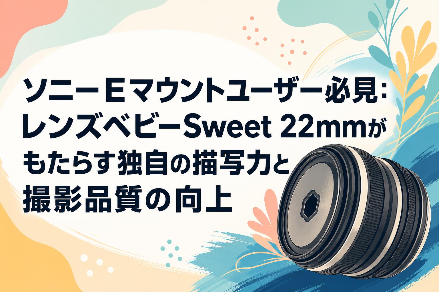 ソニーEマウントユーザー必見：レンズベビーSweet 22mmがもたらす独自の描写力と撮影品質の向上