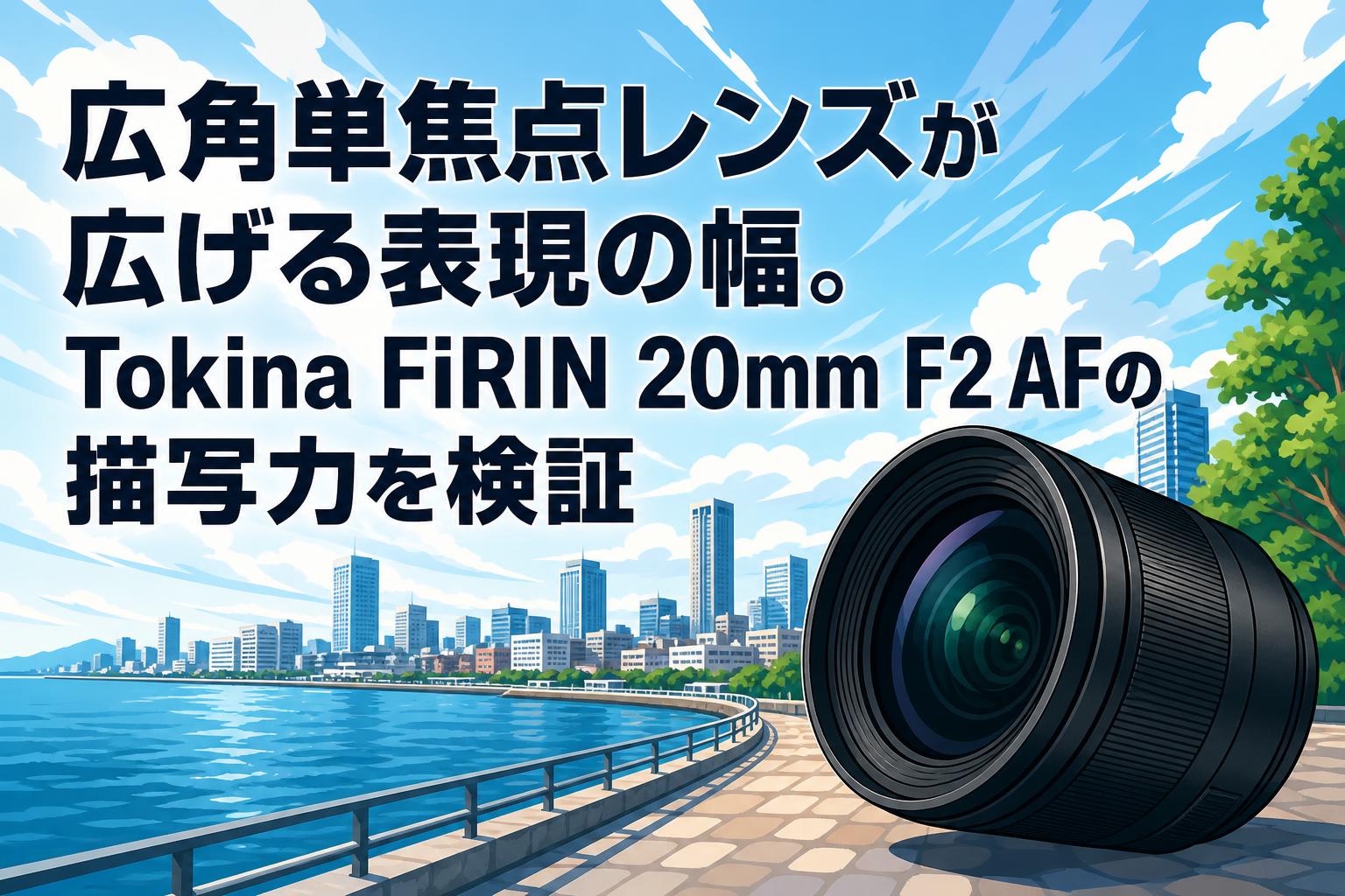 広角単焦点レンズが広げる表現の幅。Tokina FiRIN 20mm F2 AFの描写力を検証