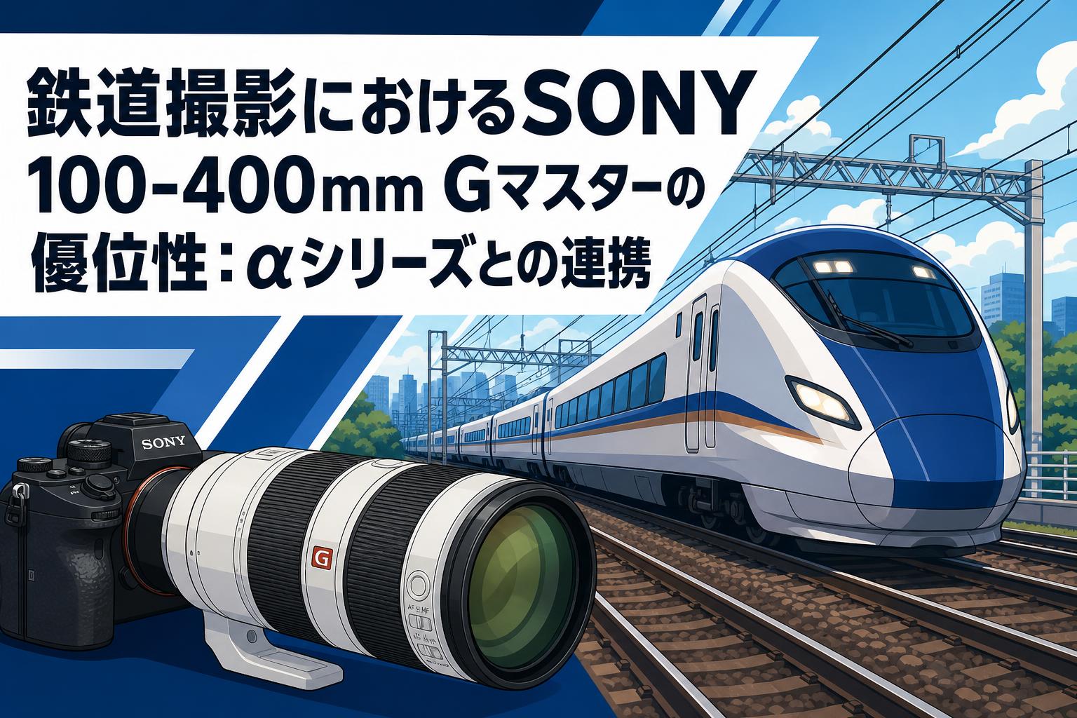 鉄道撮影におけるSONY 100-400mm Gマスターの優位性：αシリーズとの連携