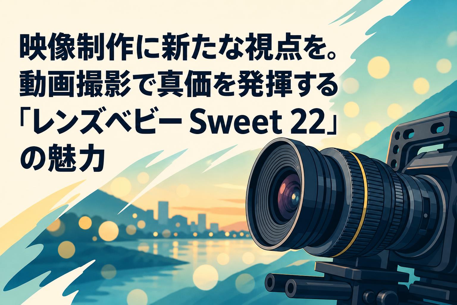 映像制作に新たな視点を。動画撮影で真価を発揮する「レンズベビー Sweet 22」の魅力