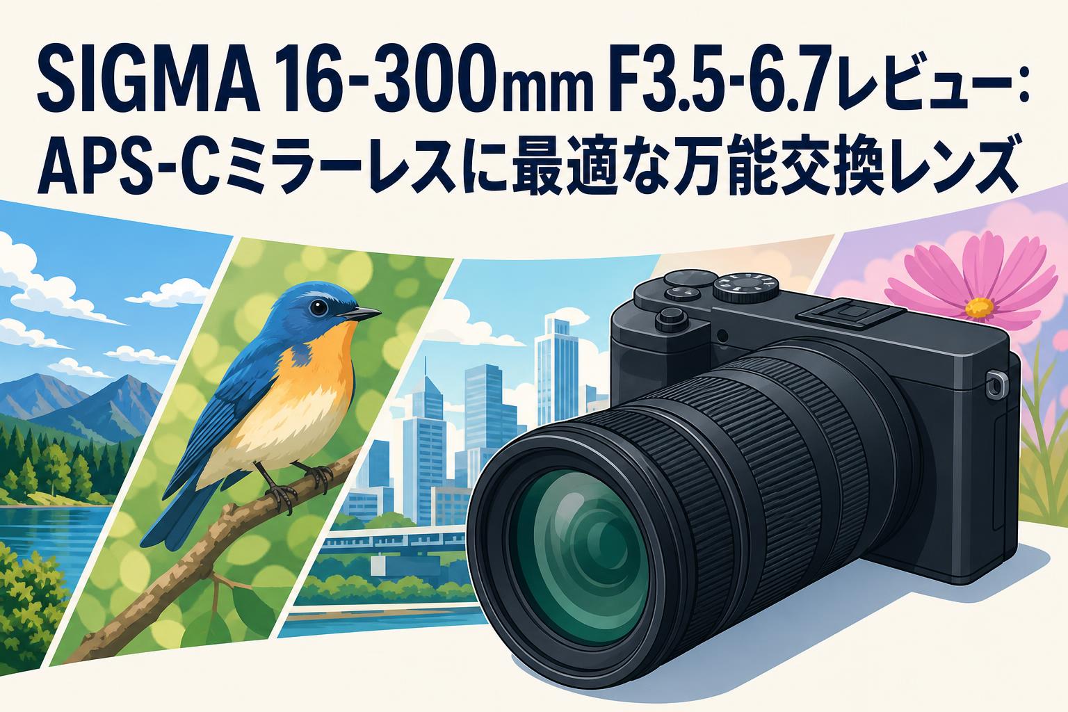 SIGMA 16-300mm F3.5-6.7レビュー：APS-Cミラーレスに最適な万能交換レンズ