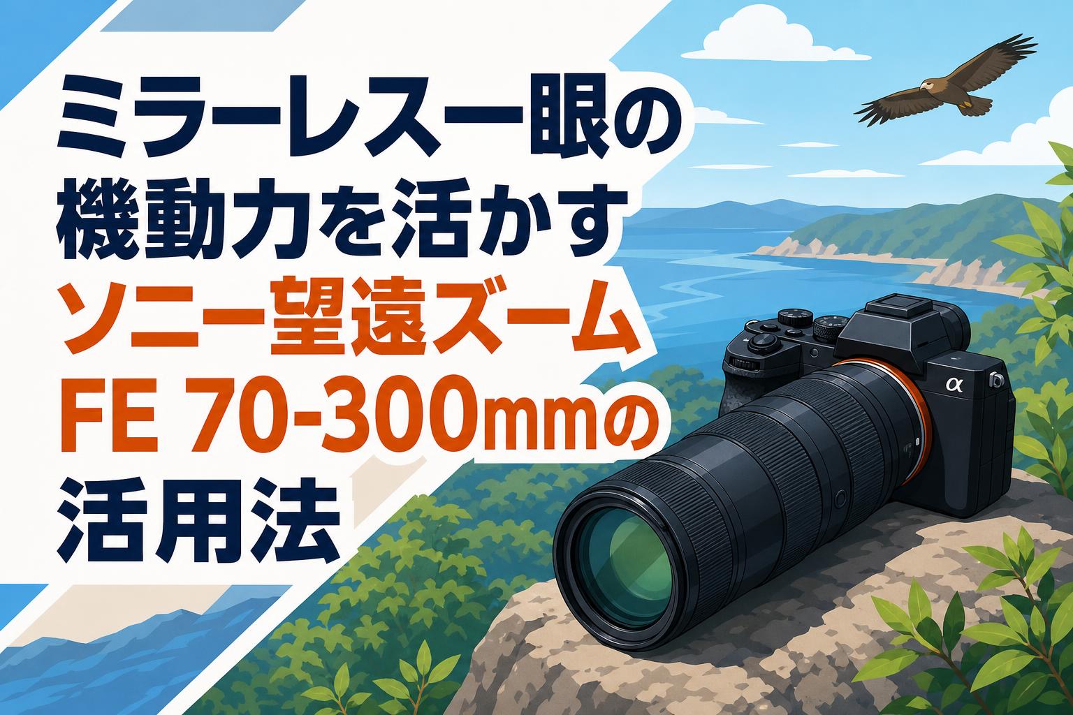ミラーレス一眼の機動力を活かすソニー望遠ズームFE 70-300mmの活用法
