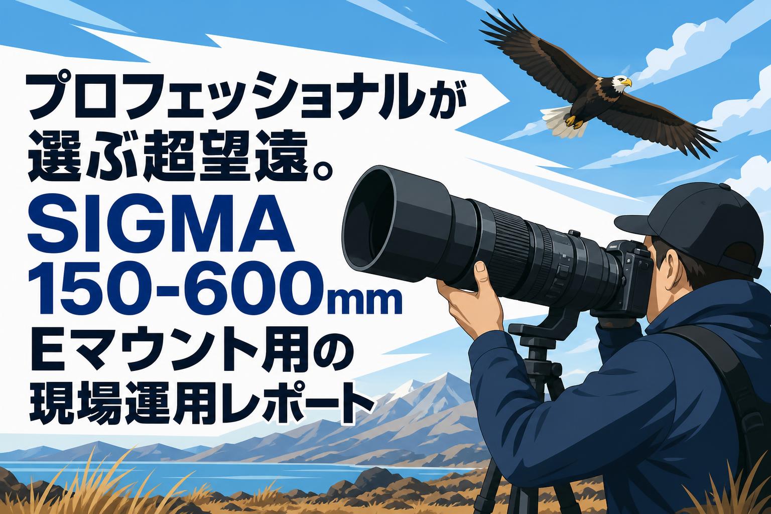 プロフェッショナルが選ぶ超望遠。SIGMA 150-600mm Eマウント用の現場運用レポート
