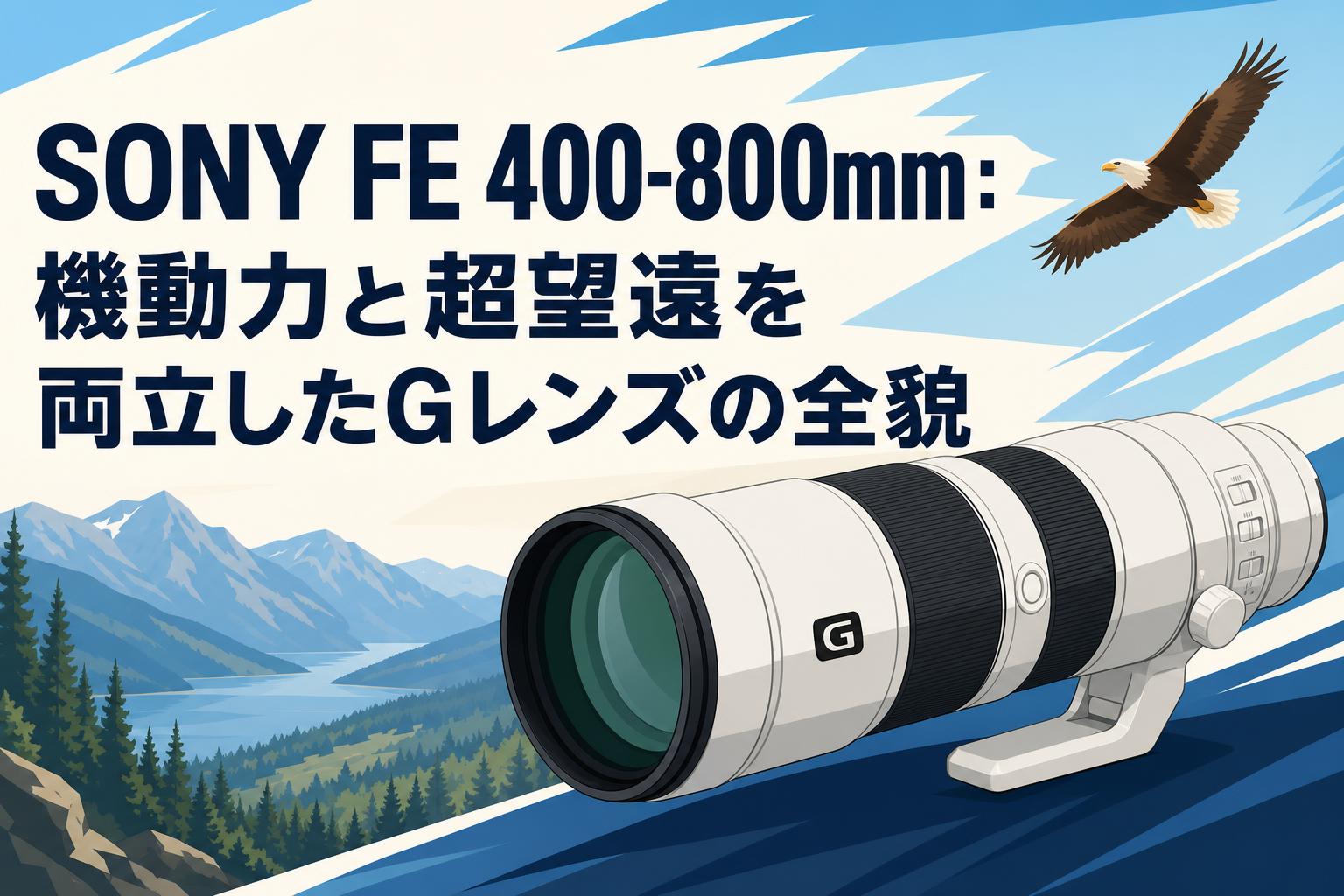 SONY FE 400-800mm：機動力と超望遠を両立したGレンズの全貌