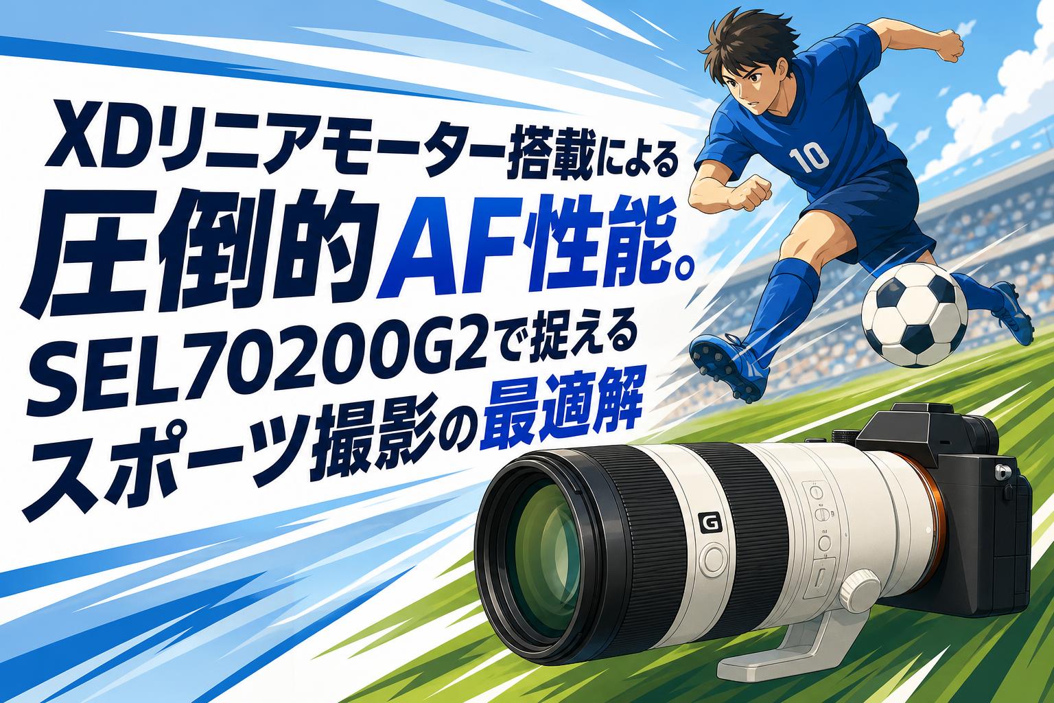 XDリニアモーター搭載による圧倒的AF性能。SEL70200G2で捉えるスポーツ撮影の最適解