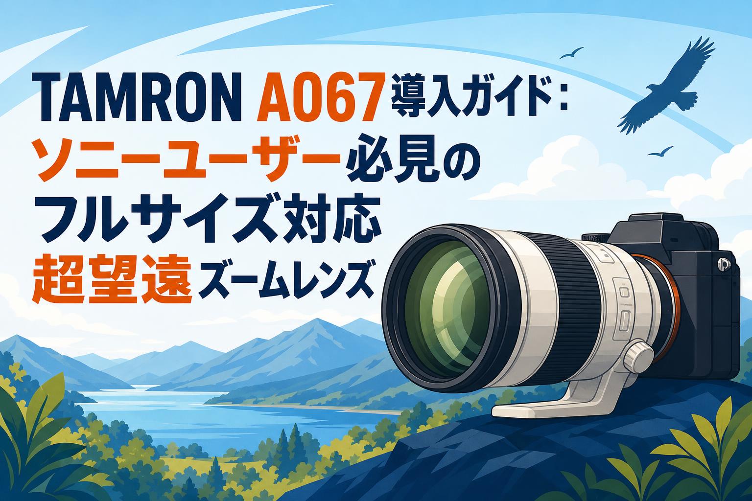 TAMRON A067導入ガイド：ソニーユーザー必見のフルサイズ対応超望遠ズームレンズ
