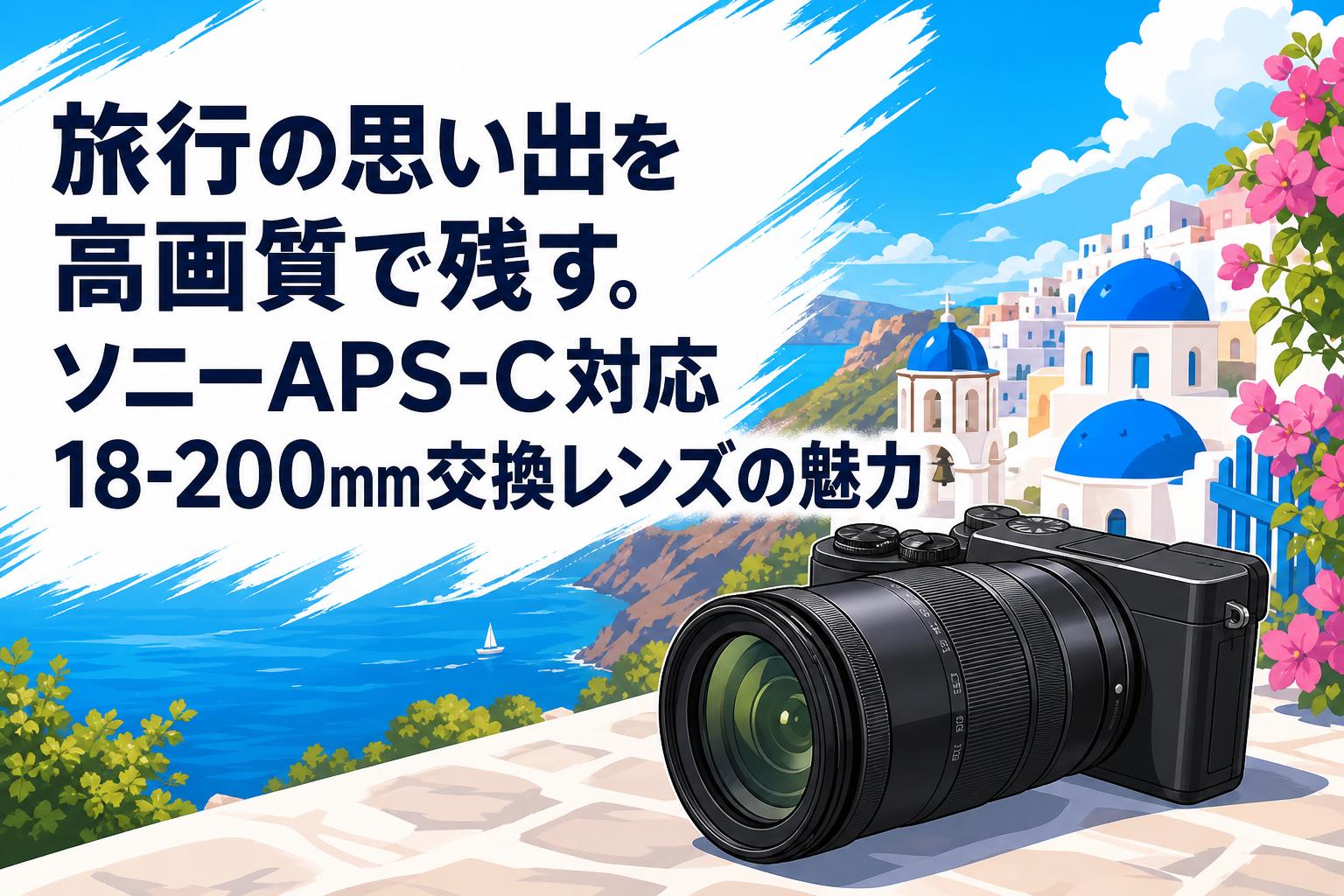 旅行の思い出を高画質で残す。ソニーAPS-C対応18-200mm交換レンズの魅力