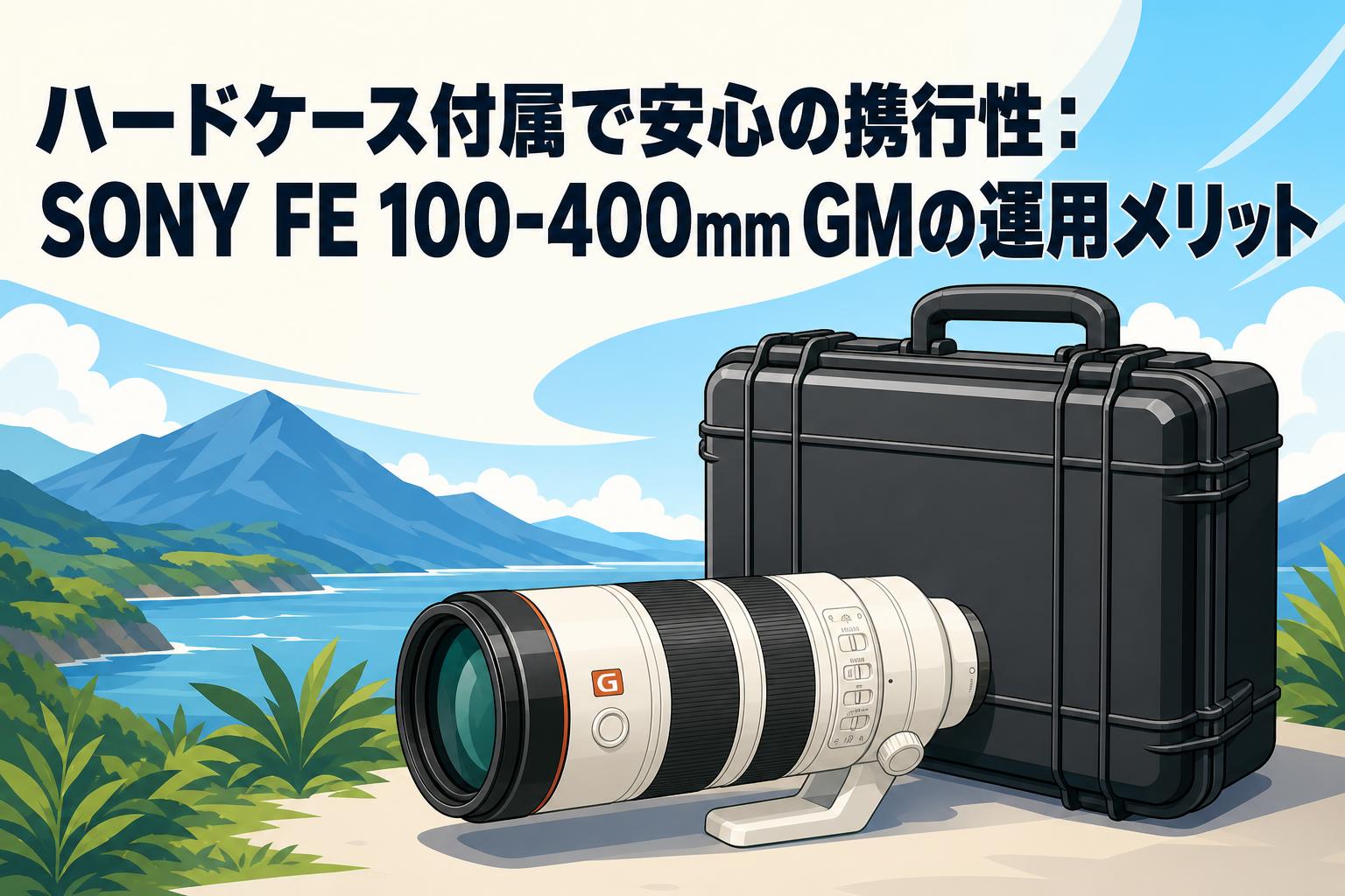 ハードケース付属で安心の携行性：SONY FE 100-400mm GMの運用メリット