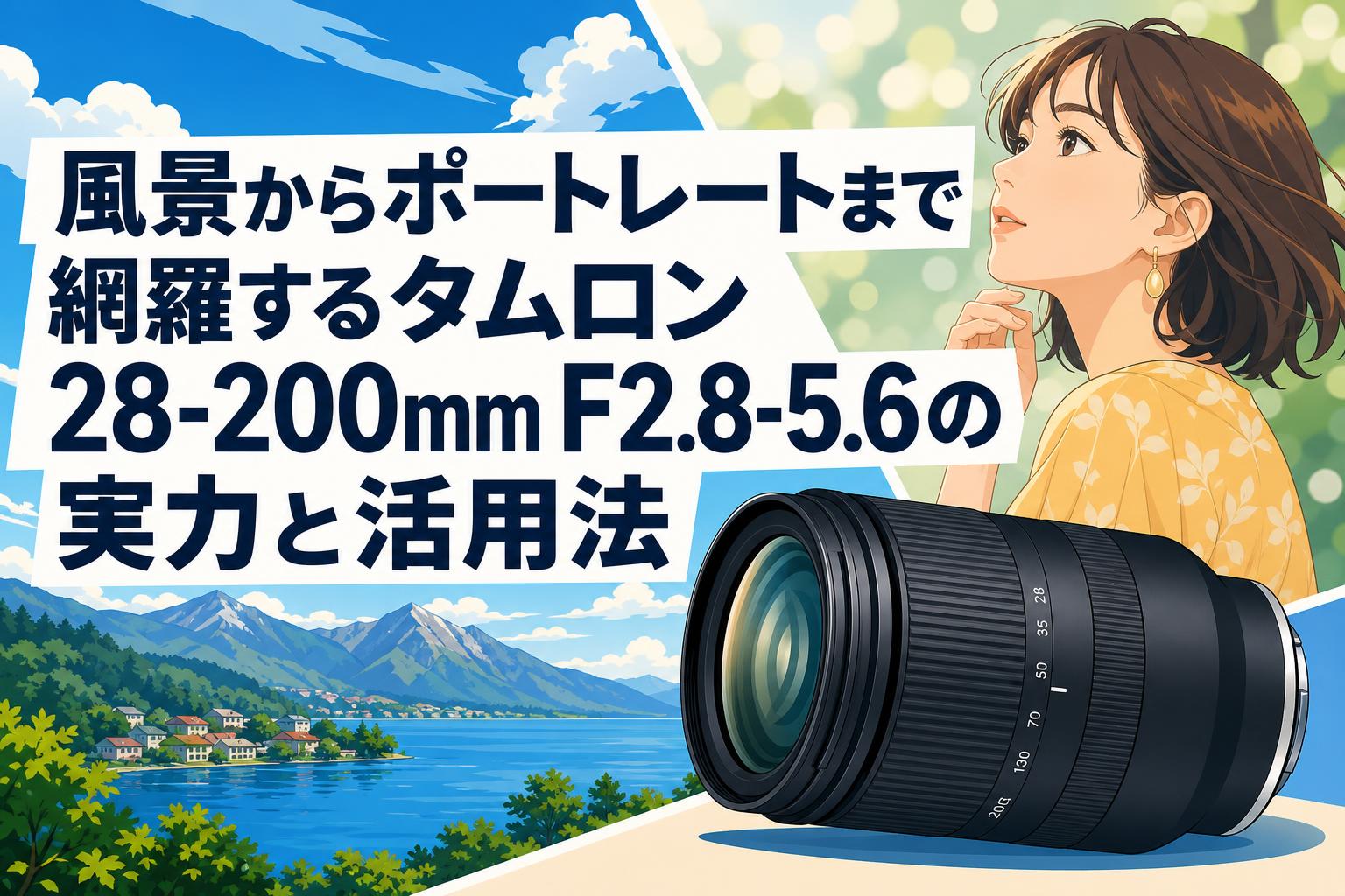 風景からポートレートまで網羅するタムロン28-200mm F2.8-5.6の実力と活用法