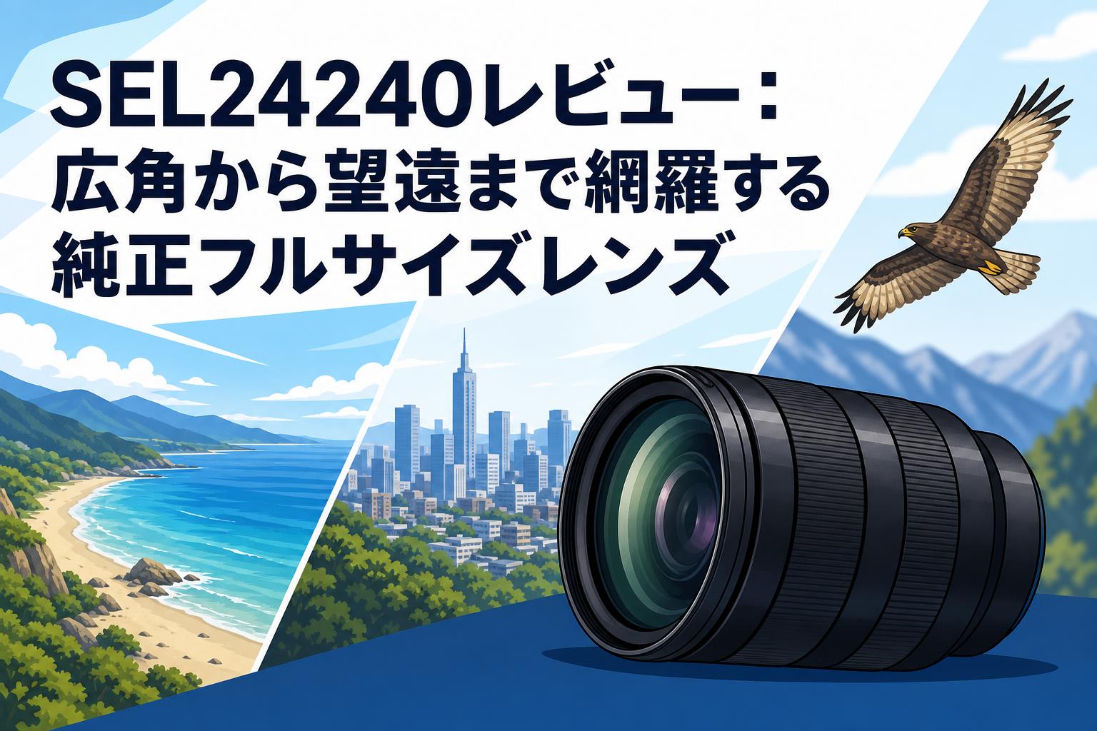 SEL24240レビュー：広角から望遠まで網羅する純正フルサイズレンズ