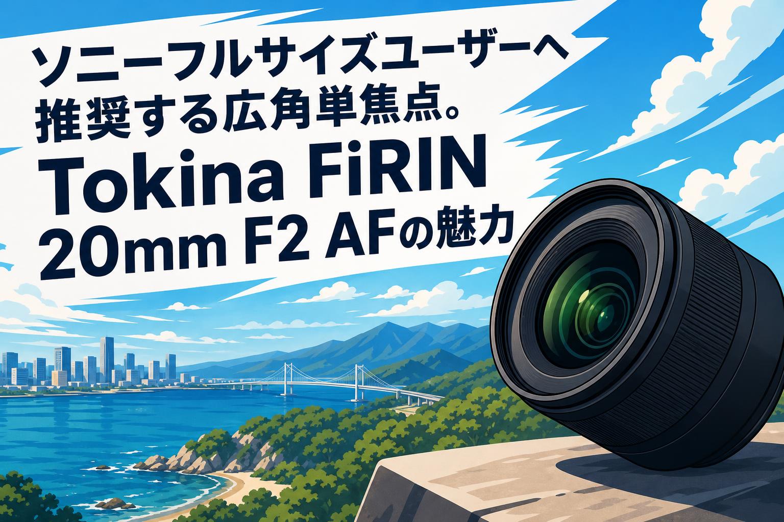 ソニーフルサイズユーザーへ推奨する広角単焦点。Tokina FiRIN 20mm F2 AFの魅力
