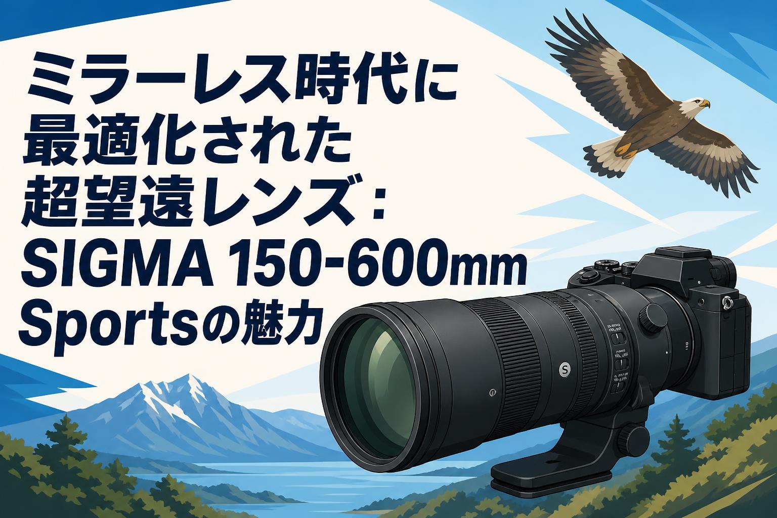 ミラーレス時代に最適化された超望遠レンズ：SIGMA 150-600mm Sportsの魅力