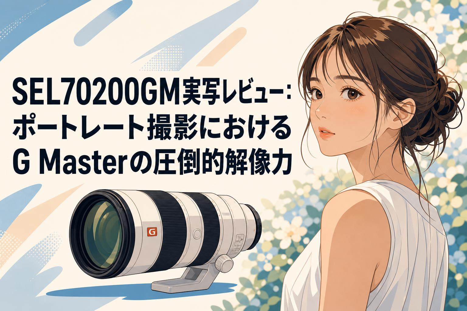 SEL70200GM実写レビュー：ポートレート撮影におけるG Masterの圧倒的解像力