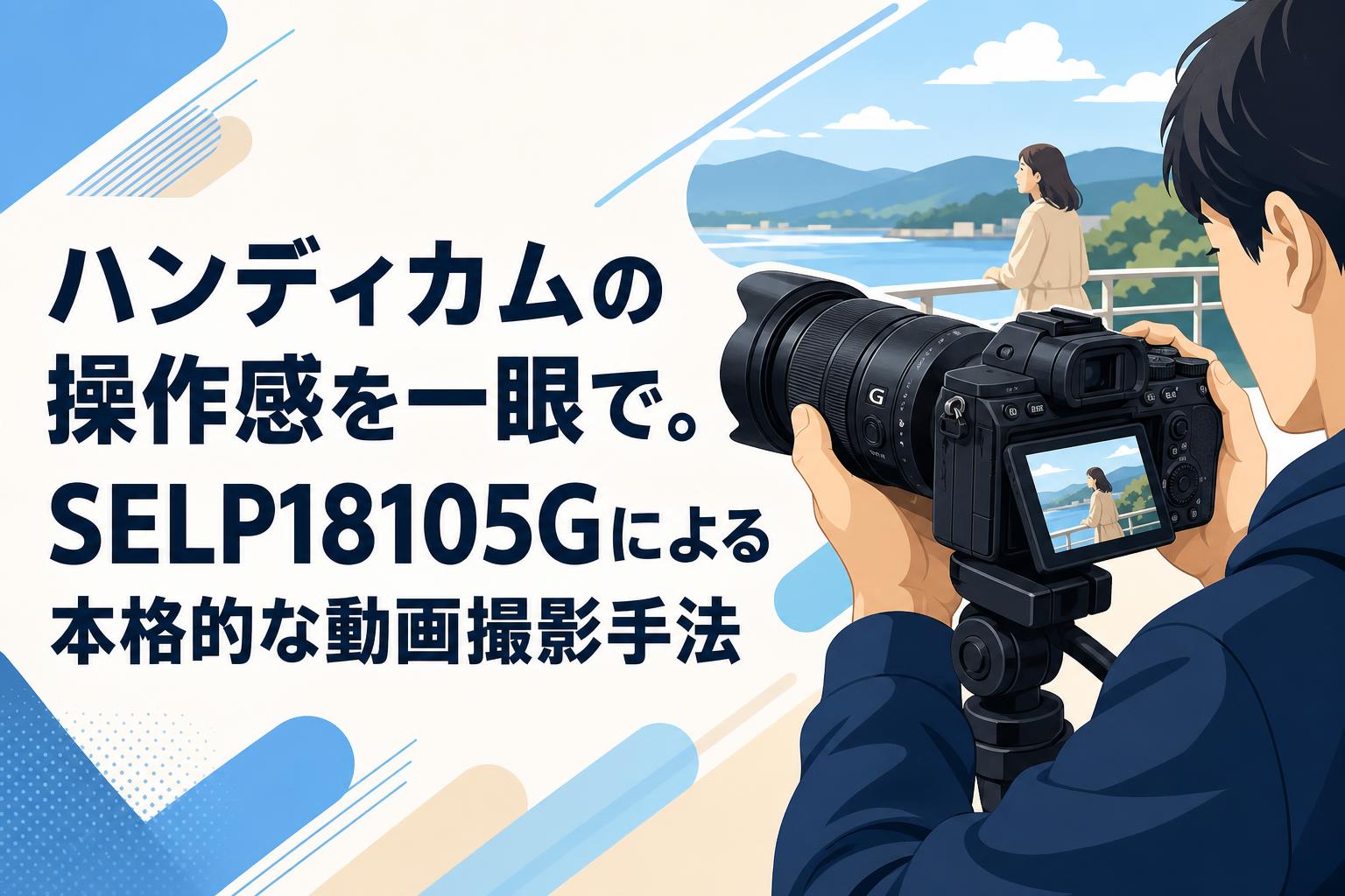 ハンディカムの操作感を一眼で。SELP18105Gによる本格的な動画撮影手法