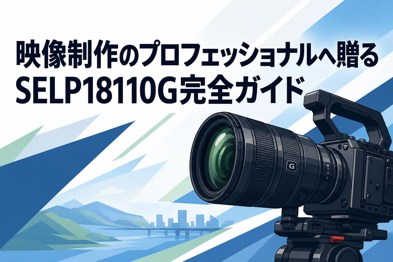 映像制作のプロフェッショナルへ贈るSELP18110G完全ガイド