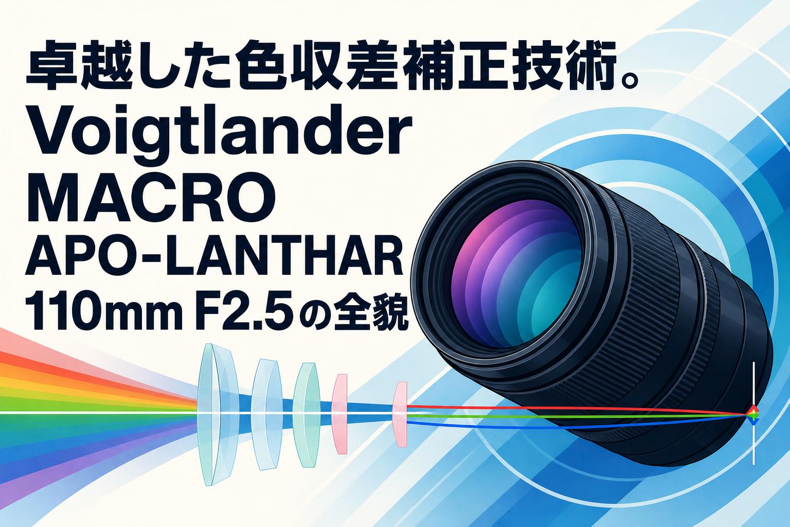 卓越した色収差補正技術。Voigtlander MACRO APO-LANTHAR 110mm F2.5の全貌