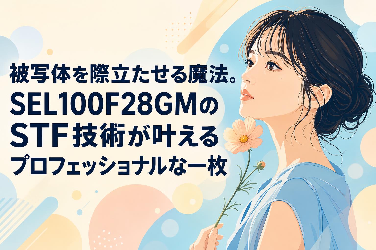 被写体を際立たせる魔法。SEL100F28GMのSTF技術が叶えるプロフェッショナルな一枚