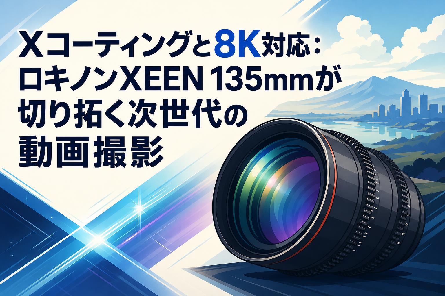 Xコーティングと8K対応：ロキノンXEEN 135mmが切り拓く次世代の動画撮影