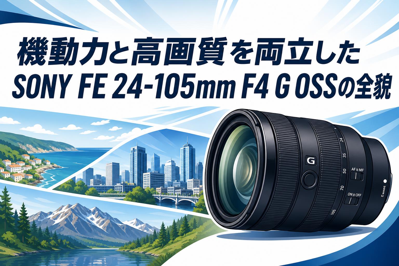 機動力と高画質を両立したSONY FE 24-105mm F4 G OSSの全貌
