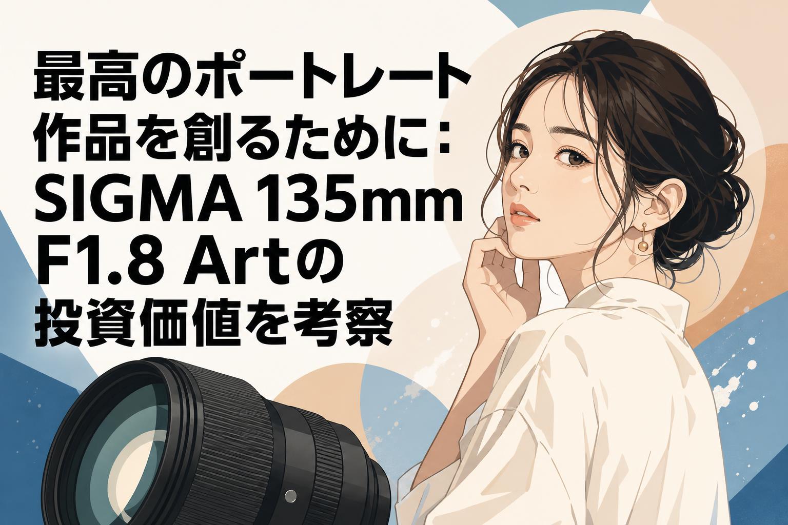 最高のポートレート作品を創るために：SIGMA 135mm F1.8 Artの投資価値を考察