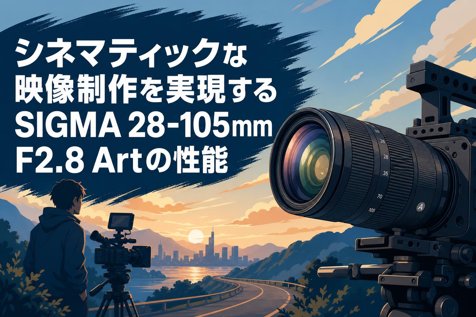 シネマティックな映像制作を実現するSIGMA 28-105mm F2.8 Artの性能