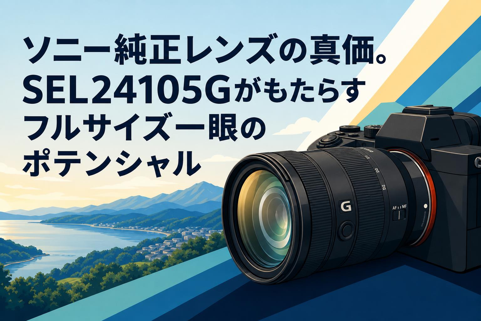 ソニー純正レンズの真価。SEL24105Gがもたらすフルサイズ一眼のポテンシャル