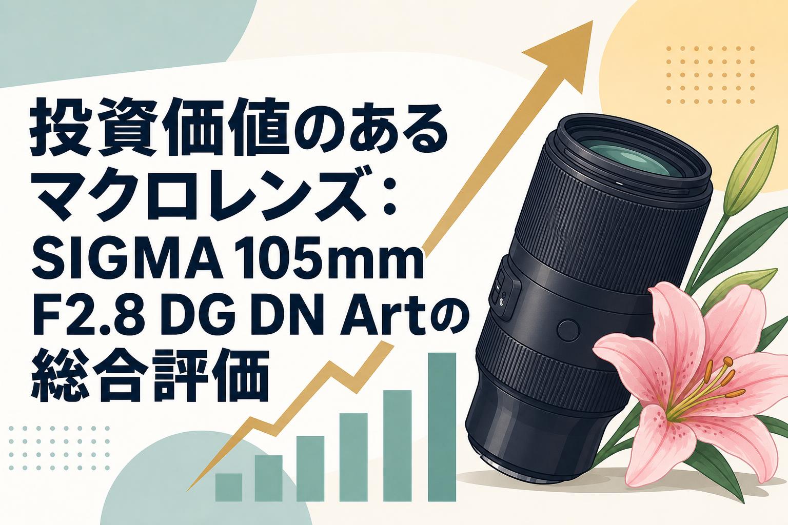 投資価値のあるマクロレンズ：SIGMA 105mm F2.8 DG DN Artの総合評価
