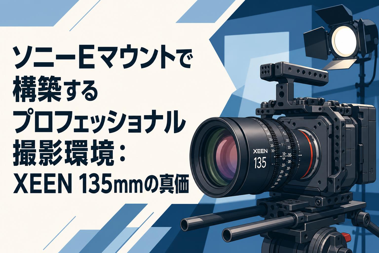 ソニーEマウントで構築するプロフェッショナル撮影環境：XEEN 135mmの真価