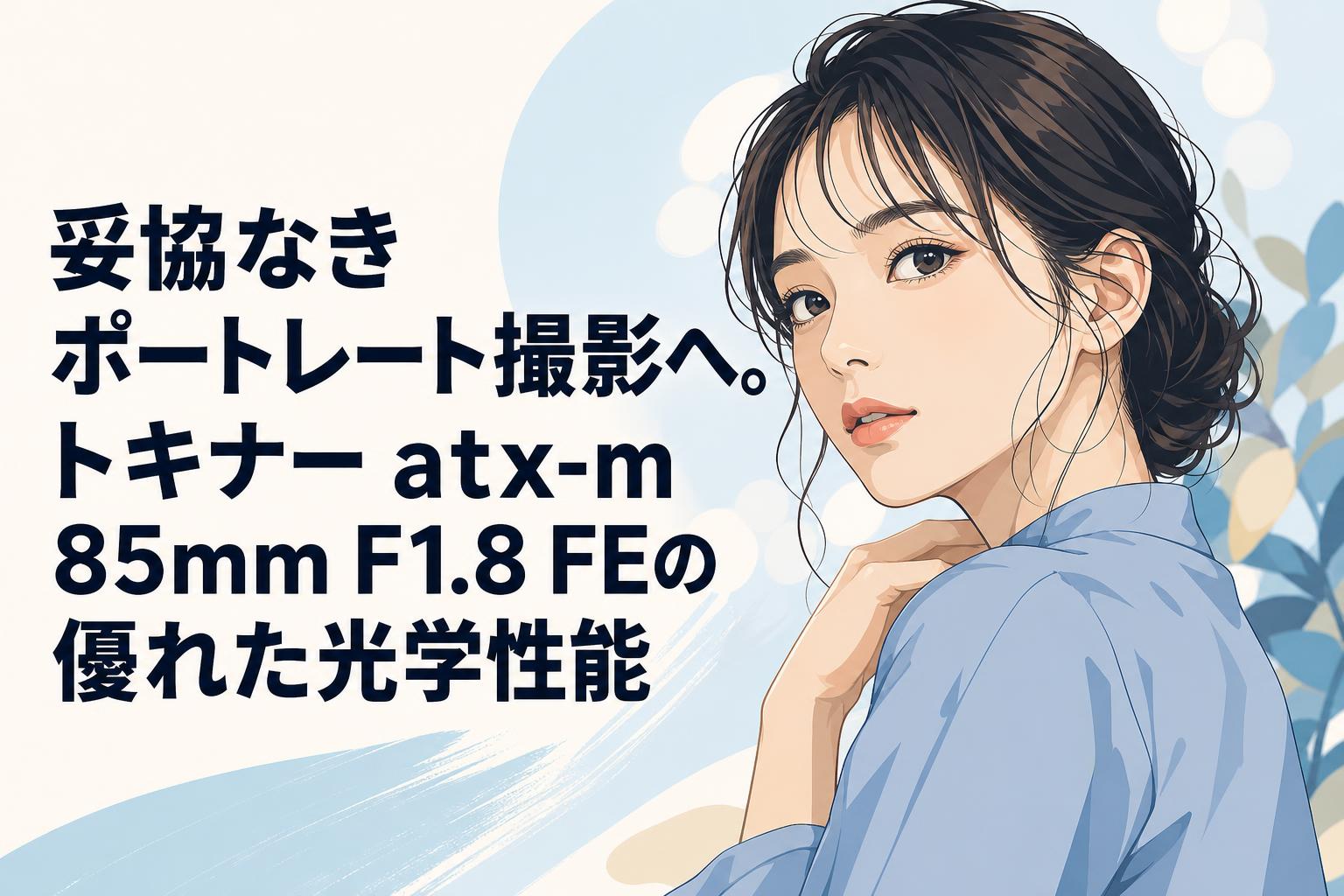 妥協なきポートレート撮影へ。トキナー atx-m 85mm F1.8 FEの優れた光学性能