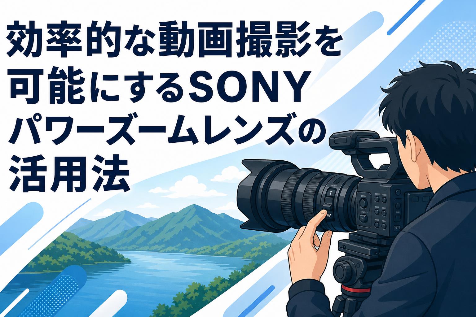 効率的な動画撮影を可能にするSONYパワーズームレンズの活用法