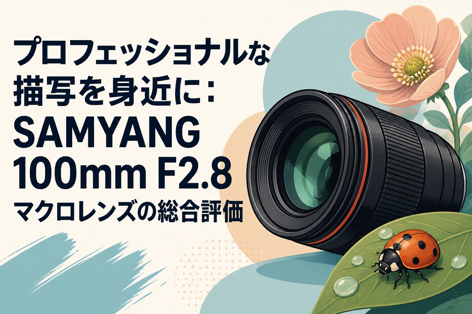 プロフェッショナルな描写を身近に：SAMYANG 100mm F2.8マクロレンズの総合評価
