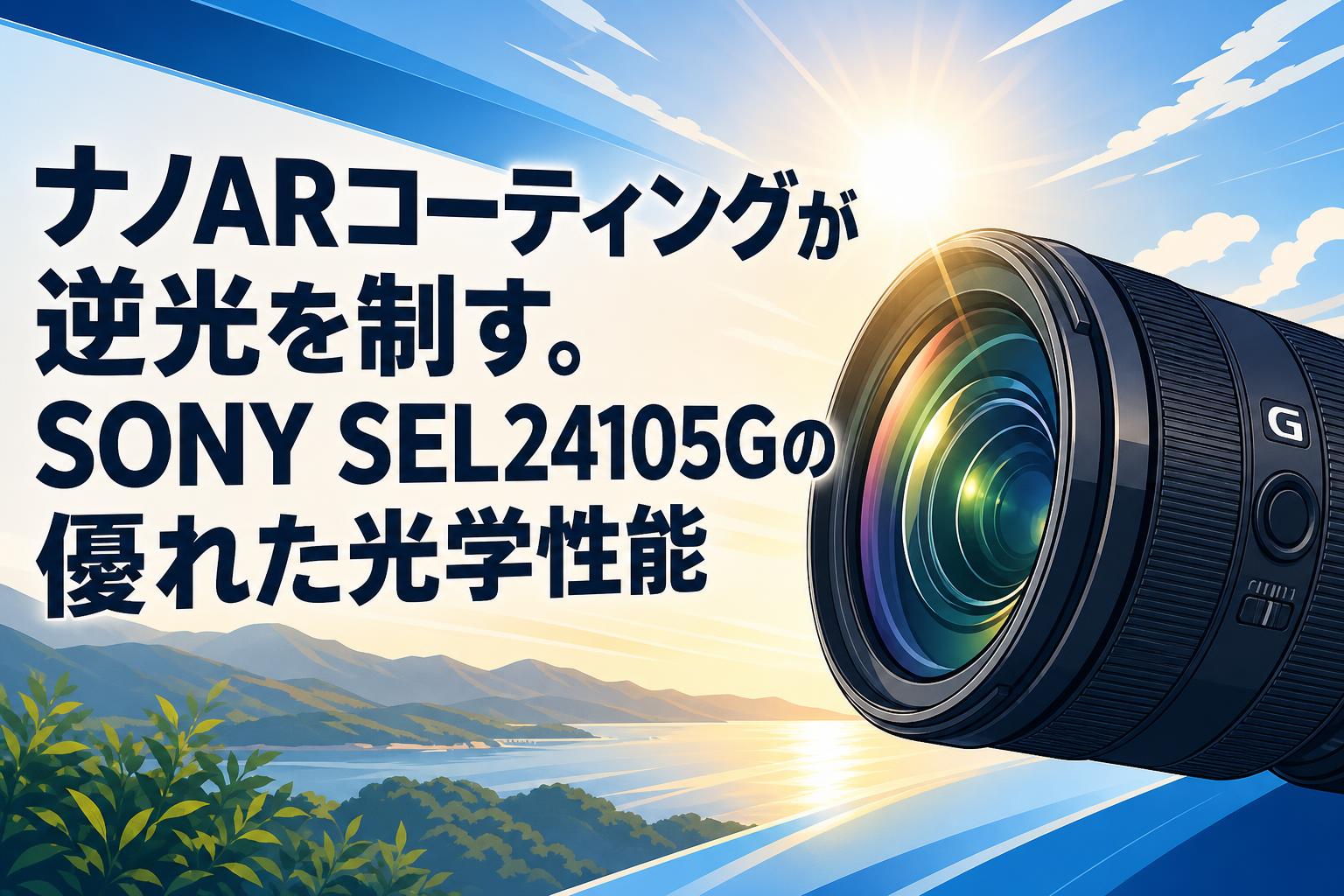 ナノARコーティングが逆光を制す。SONY SEL24105Gの優れた光学性能