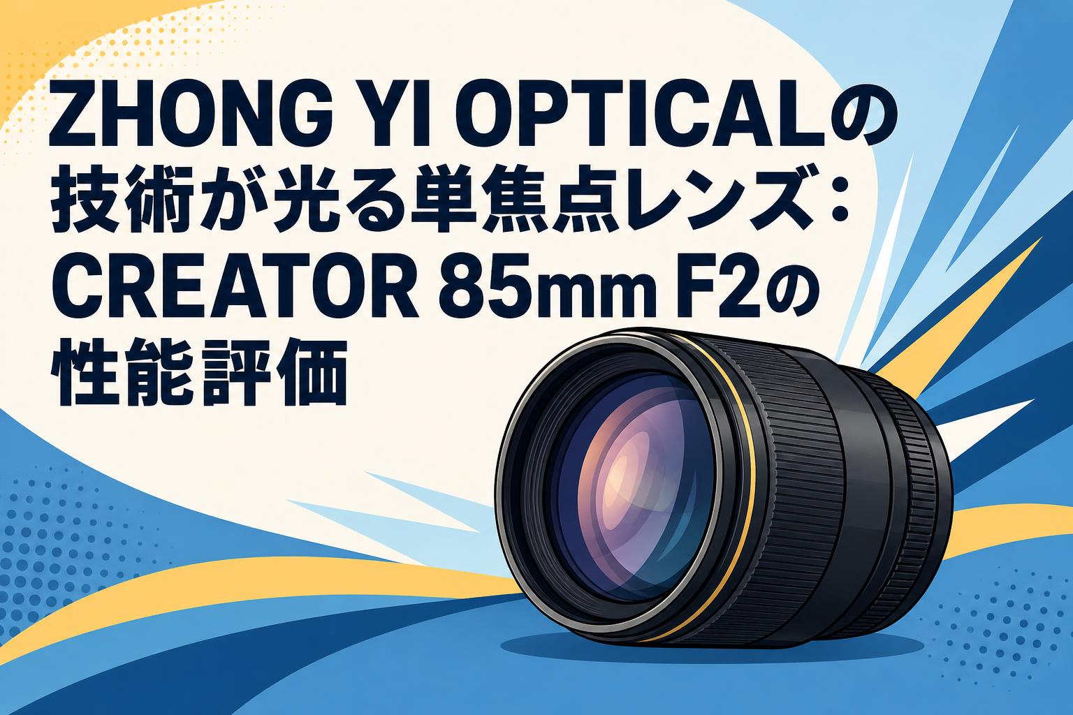 ZHONG YI OPTICALの技術が光る単焦点レンズ：CREATOR 85mm F2の性能評価