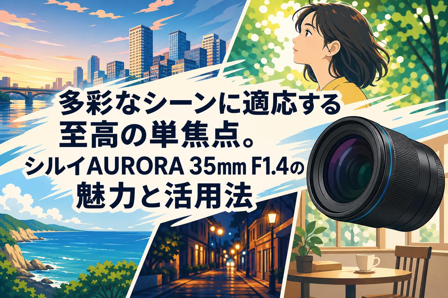 多彩なシーンに適応する至高の単焦点。シルイAURORA 35mm F1.4の魅力と活用法