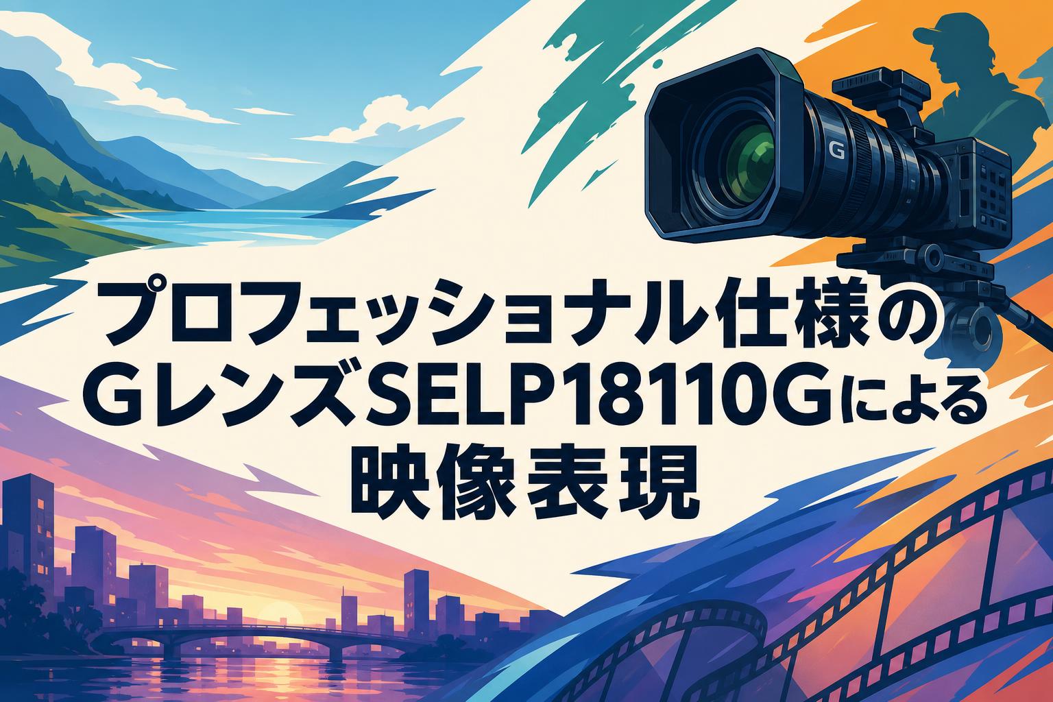 プロフェッショナル仕様のGレンズSELP18110Gによる映像表現