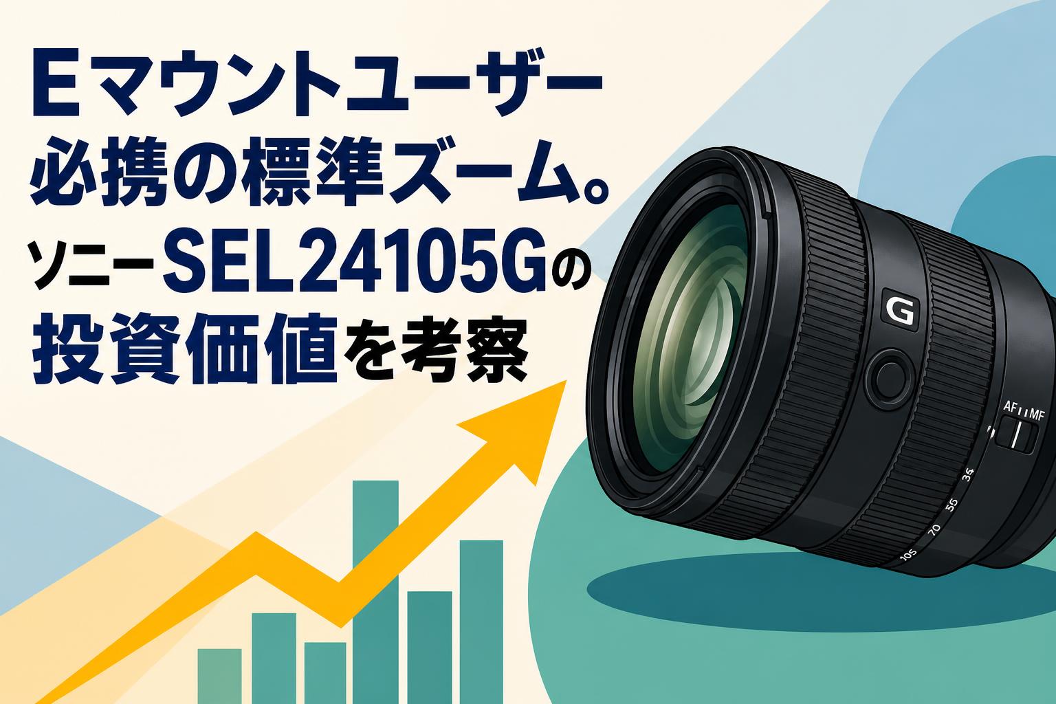 Eマウントユーザー必携の標準ズーム。ソニーSEL24105Gの投資価値を考察