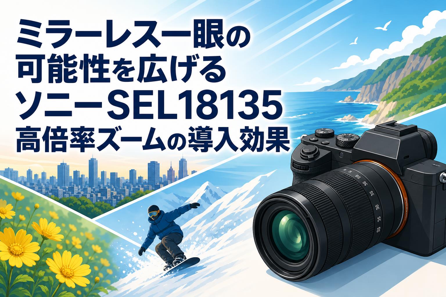 ミラーレス一眼の可能性を広げるソニーSEL18135高倍率ズームの導入効果