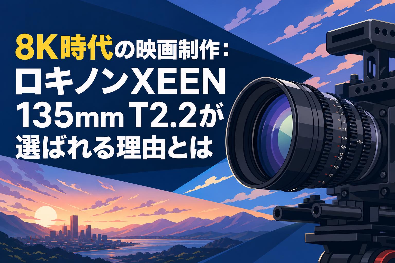 8K時代の映画制作：ロキノンXEEN 135mm T2.2が選ばれる理由とは