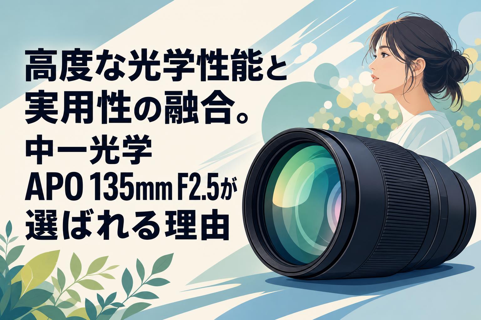 高度な光学性能と実用性の融合。中一光学 APO 135mm F2.5が選ばれる理由