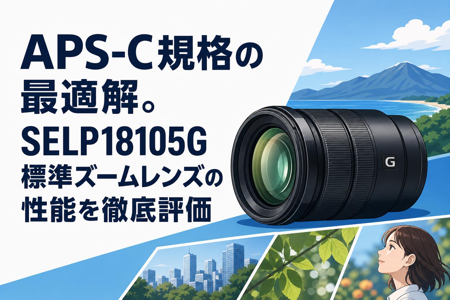 APS-C規格の最適解。SELP18105G標準ズームレンズの性能を徹底評価